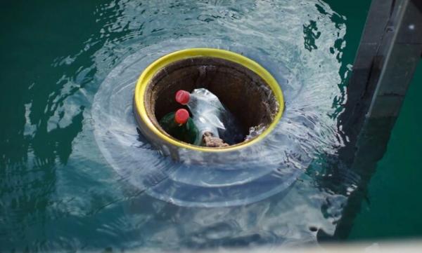 ابداع سطل هوشمند شناور برای جمع آوری زباله های دریایی