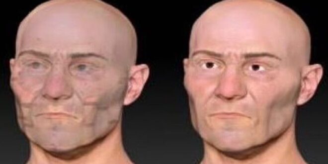 بازسازی چهره یک خون آشام توسط هوش مصنوعی