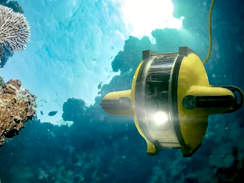 ساخت نوعی ربات زیردریایی که از فناوری هوش مصنوعی برای استخراج کمک می‌گیرد