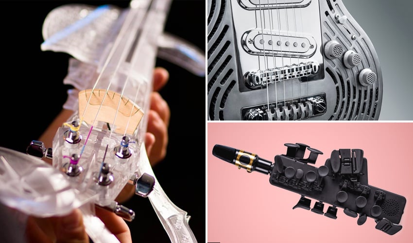 فن آوری ها و مواد پرینتر سه بعدی برای آلات موسیقی