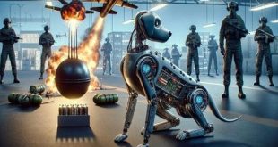 استفاده از سگ‌های رباتیک برای خنثی کردن بمب