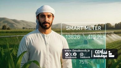 کنتور هوشمند آب با هوش مصنوعی برای کشاورزی در ابوظبی